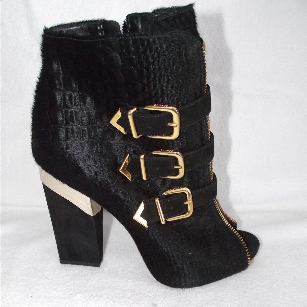 Schutz Peep Toe Bootie
